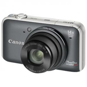 Основное фото Фотоаппарат цифровой компактный Canon PowerShot SX220 HS Grey 