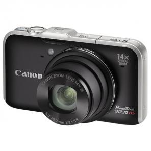 Основное фото Фотоаппарат цифровой компактный Canon PowerShot SX230 HS Black 