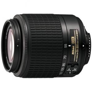 Основное фото Объектив для зеркального фотоаппарата Nikon Nikon 55-200 F4-5.6G ED Black 