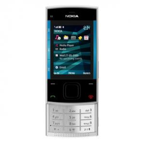 Основное фото Мобильный телефон Nokia X3-00 Silver/Blue + карта 