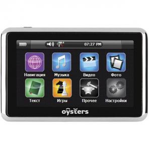 Основное фото Портативный GPS-навигатор Oysters Chrom 1010 