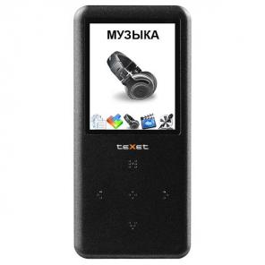Основное фото Плеер MP3 Flash 4 GB teXet T-699 4Gb Black 