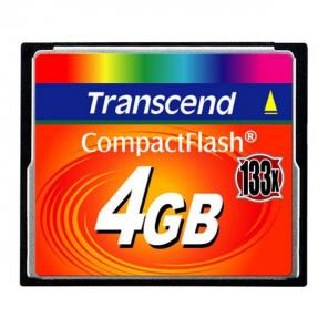 Основное фото Карта памяти CompactFlash Transcend 4Gb/CF 133 